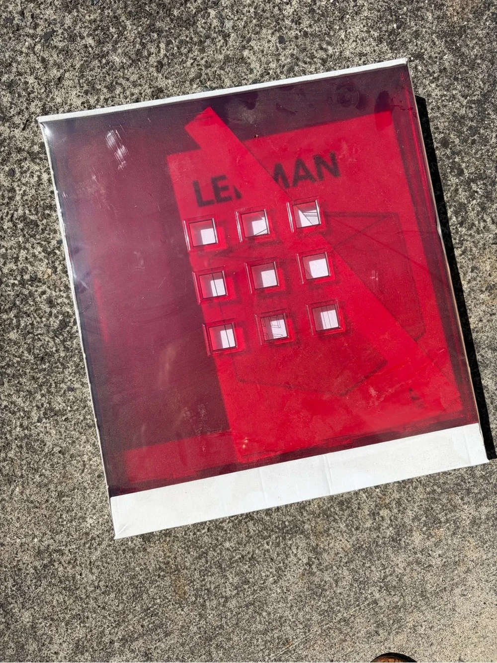 IKEA Red discontinued cube set of 2 lekman